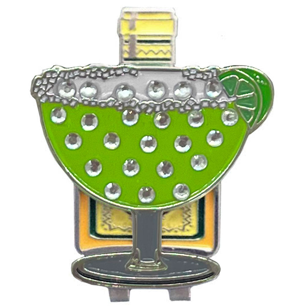 Bling Margarita Golf Ball Marker