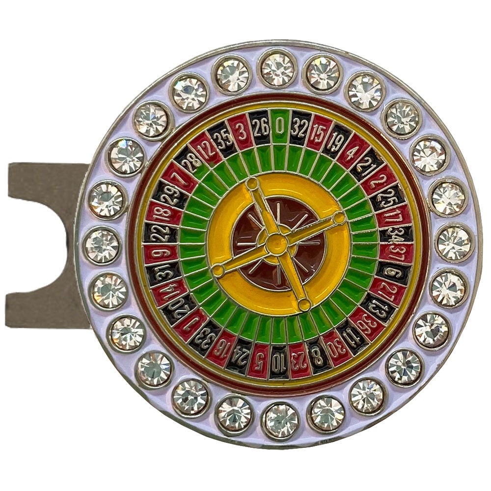 Bling Roulette Wheel Golf Ball Marker