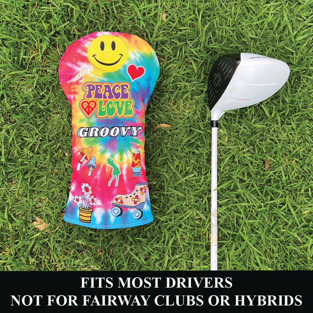 Groovy Tie-Dye Women’s Driver Head Cover