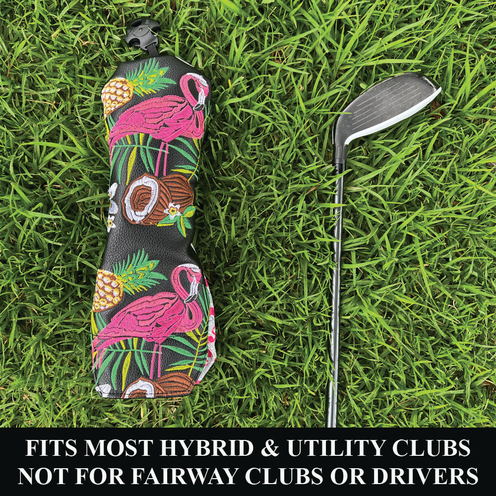 Flamingos Black Hybrid Cover