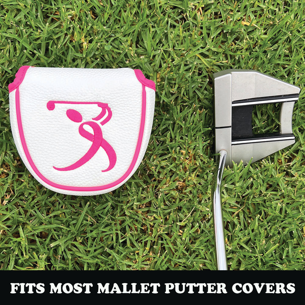 Pink Ribbon Mallet Putter Cover