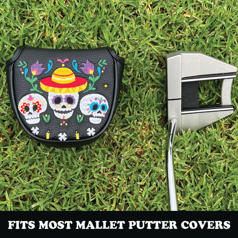 Sugar Skulls Mallet Putter Cover