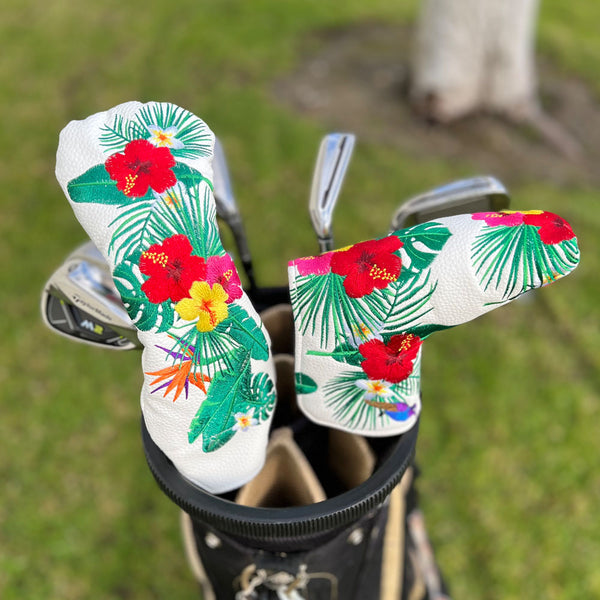Giggle Golf Tropical Utility Cover & Blade Putter Cover
