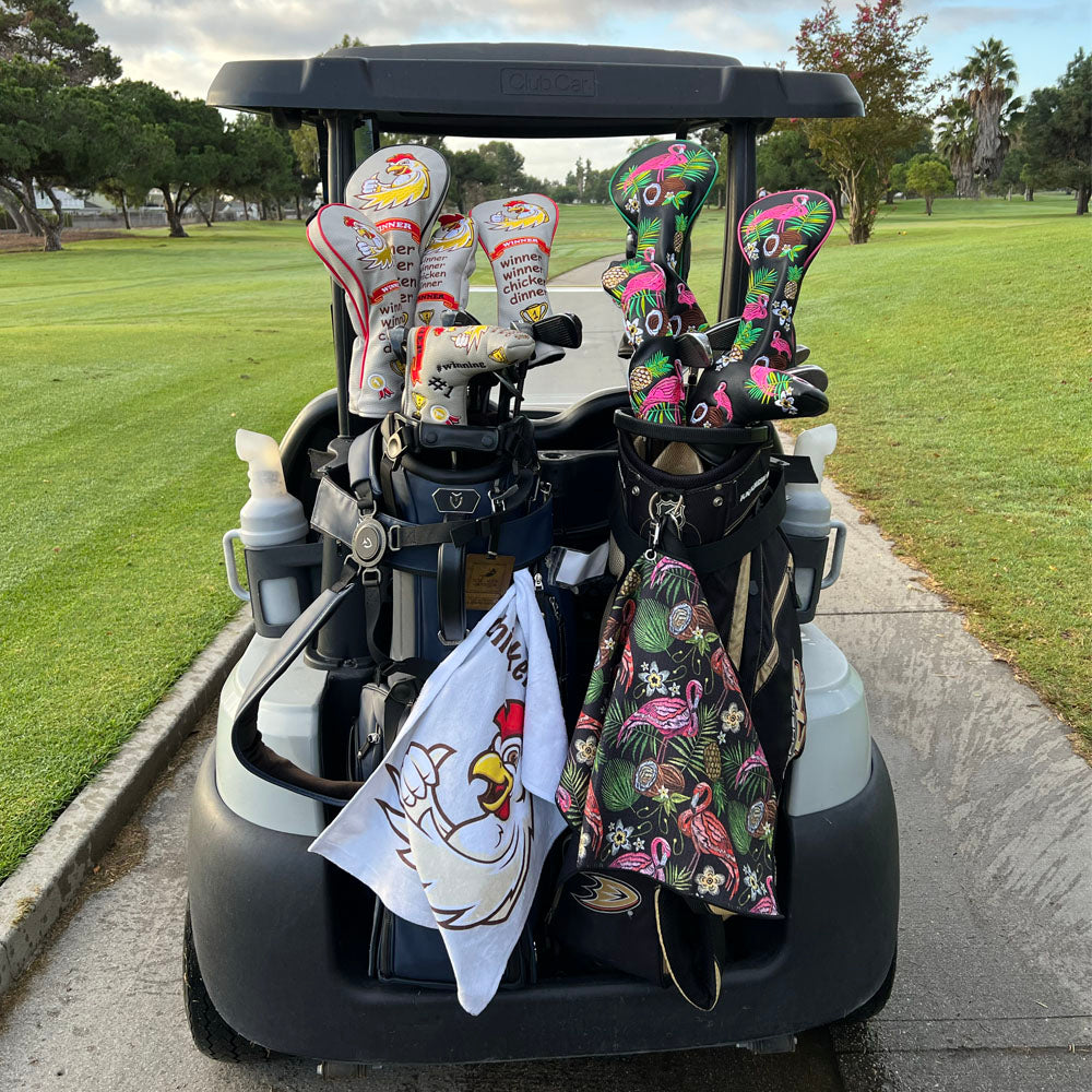 Flamingos Black 3 Pcs. Cover Set