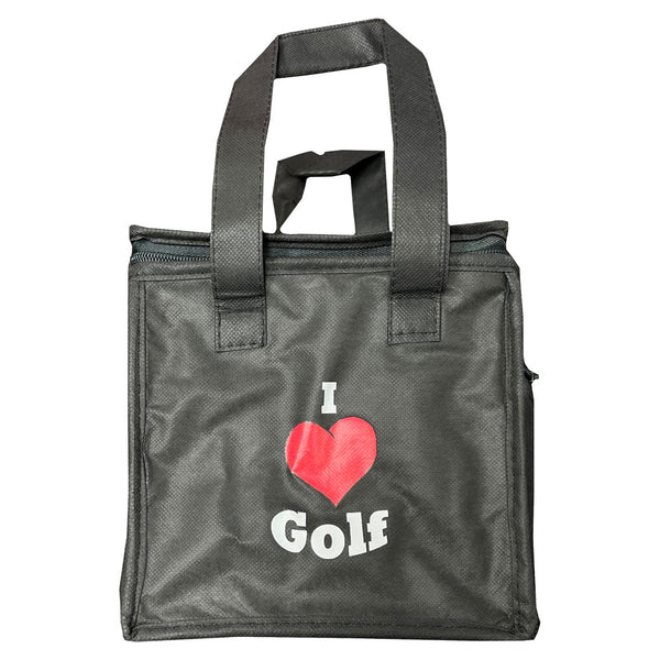 Giggle Golf I Love Golf Grey Lunch Bag