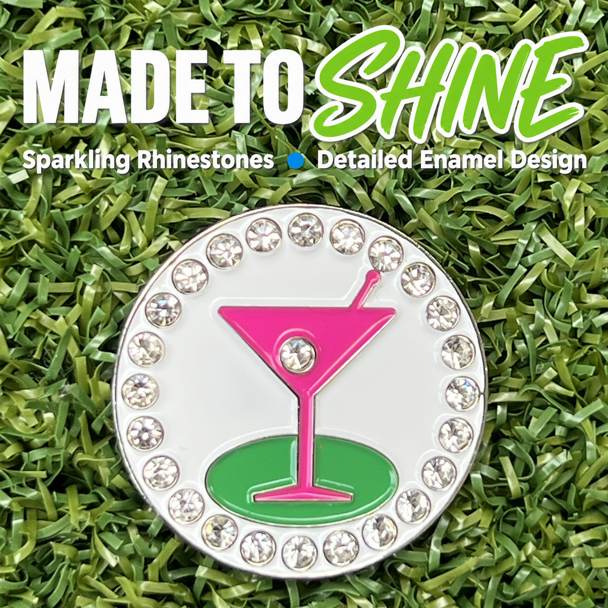 Bling 19th Hole Golf Ball Marker