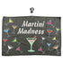 Giggle Golf Martini Madness Magnetic Black Golf Towel