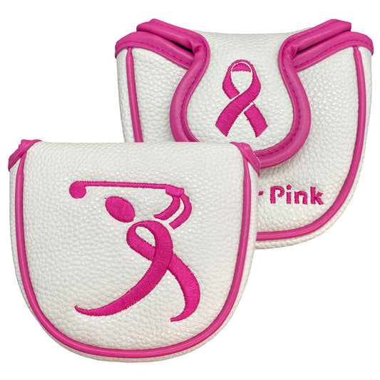 Pink Ribbon Mallet Putter Cover