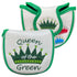 Queen Of The Green Rhinestone White Mallet Putter Cover