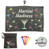 Giggle Golf Martini Madness Golf Par 3 Pack: Magnetic Towel, Lightweight Tee Bag, Plastic Golf Tees, And Bling Hat Clip Ball Marker