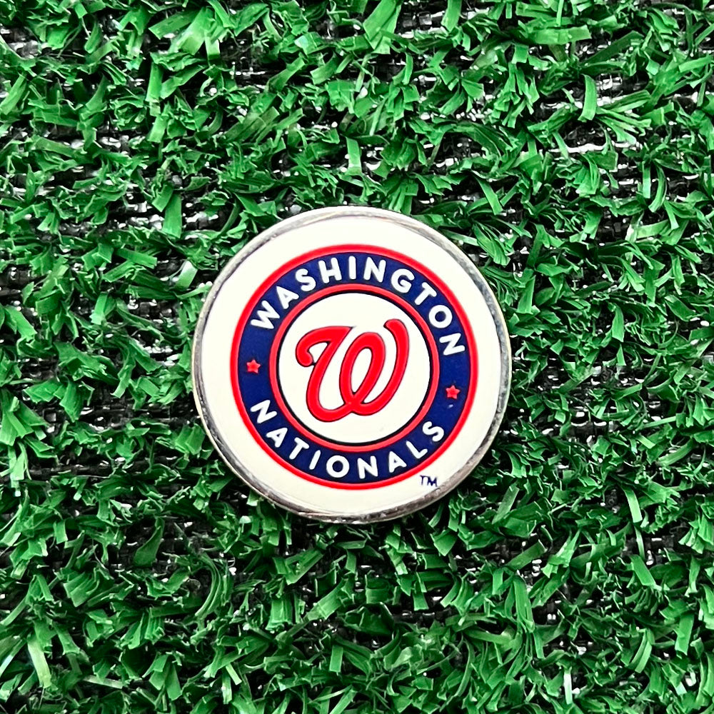 Limited stock Washington Nationals golf ball marker clearance deal