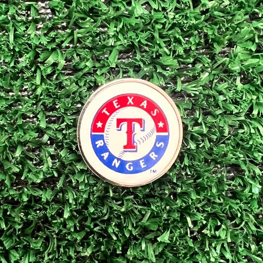 Limited stock Texas Rangers ball marker. Clearance deal