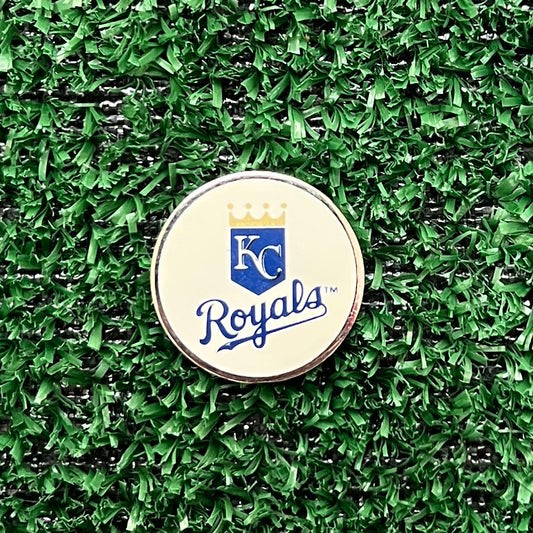 Kansas City Royals single-sided golf ball marker – clearance golf accessory
