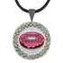 Giggle Golf Bling Pink Donut Golf Ball Marker With Magnetic Necklace