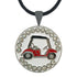 Giggle Golf Bing Red Golf Cart Golf Ball Marker With Magnetic Necklace