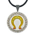 Giggle Golf Bling Horseshoe Golf Ball Marker With Magnetic Necklace