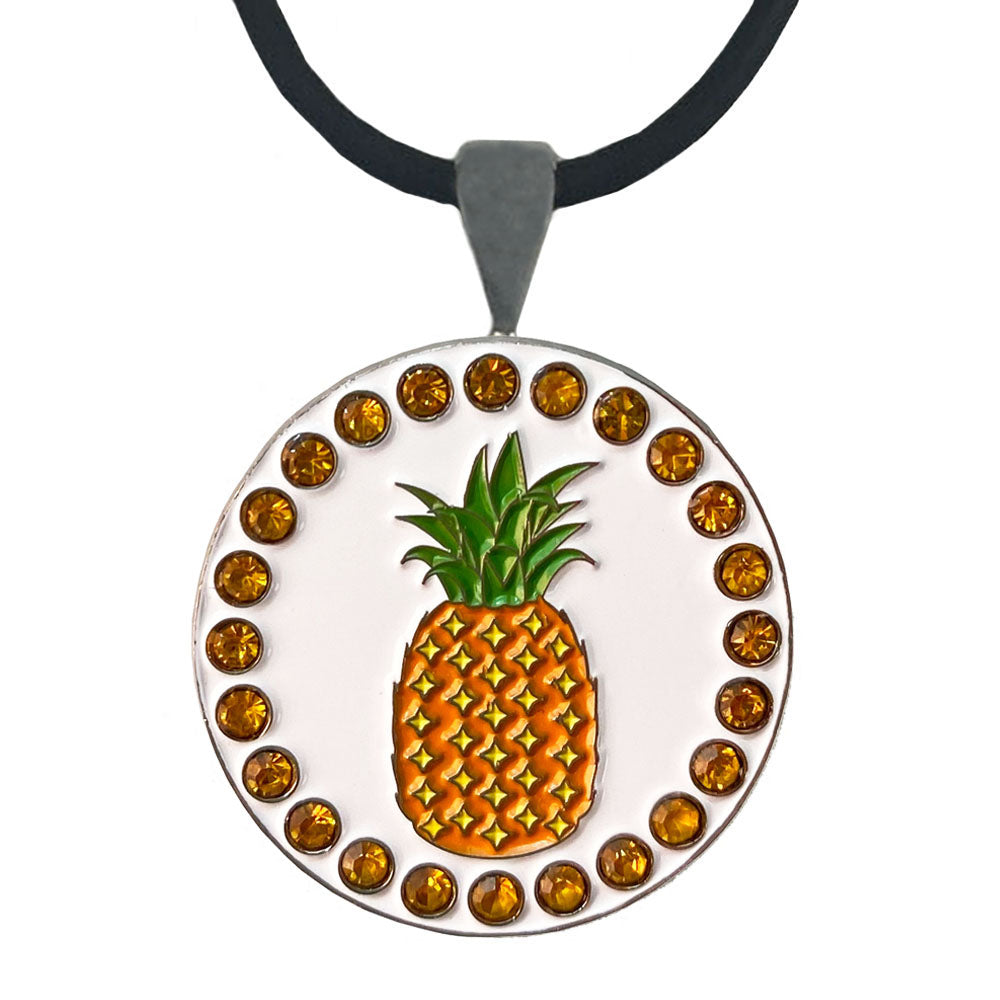 Bling Pineapple Golf Ball Marker