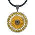 Giggle Golf Bling Sunflower Golf Ball Marker With Magnetic Necklace