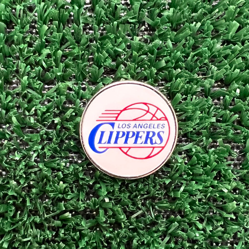 Los Angeles Clippers single-sided golf ball marker