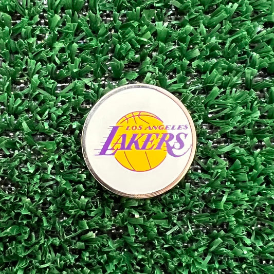Los Angeles Lakers single-sided golf ball marker