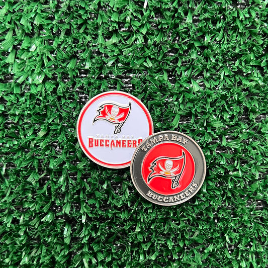 Tampa Bay Buccaneers Double Sided Ball Marker Only