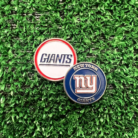 New York Giants Double Sided Ball Marker Only