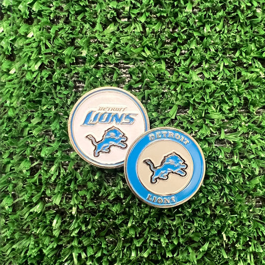 Detroit Lions Double Sided Ball Marker Only