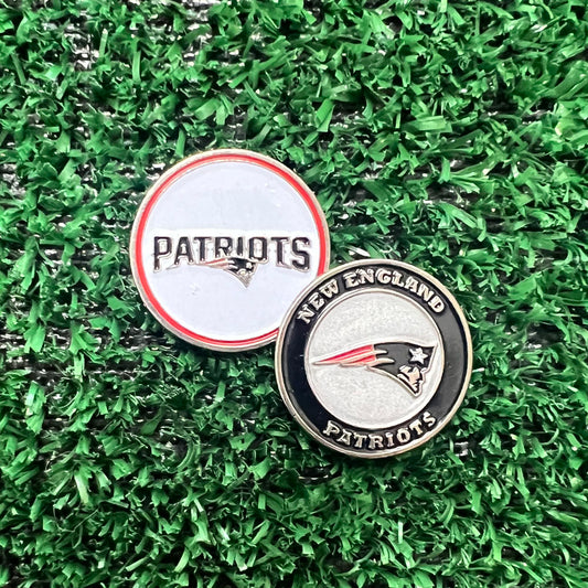 New England Patriots Double Sided Ball Marker Only
