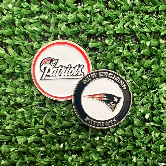 New England Patriots Double Sided Ball Marker Only