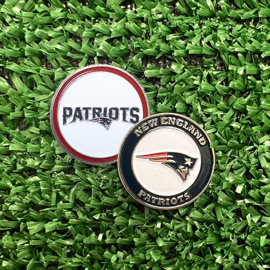 New England double sided golf ball marker