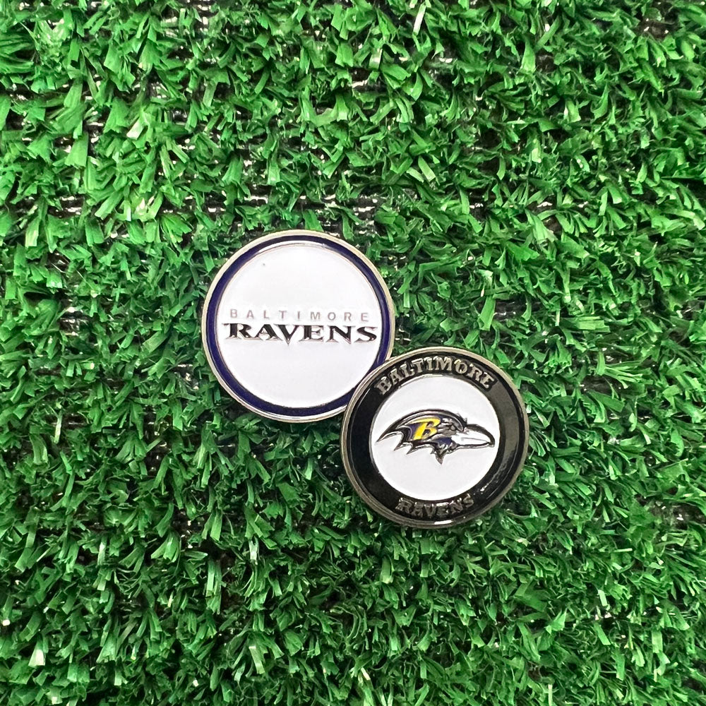 Baltimore Ravens Double Sided Ball Marker Only