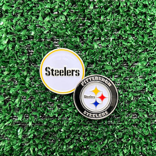 Pittsburgh Steelers Double Sided Ball Marker Only