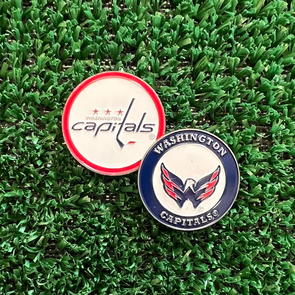 Washington Capitals double-sided golf ball marker