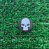 Giggle Golf Black & White Skull Quarter Size Plastic Golf Ball Marker