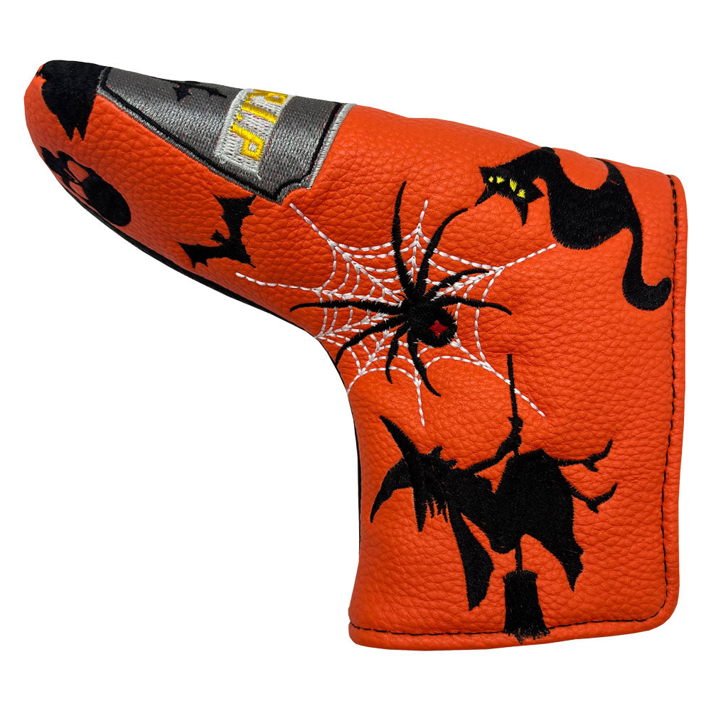 The second side of the Giggle Golf Halloween blade putter cover.