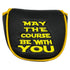 Giggle Golf May The Course Mallet Putter Cover