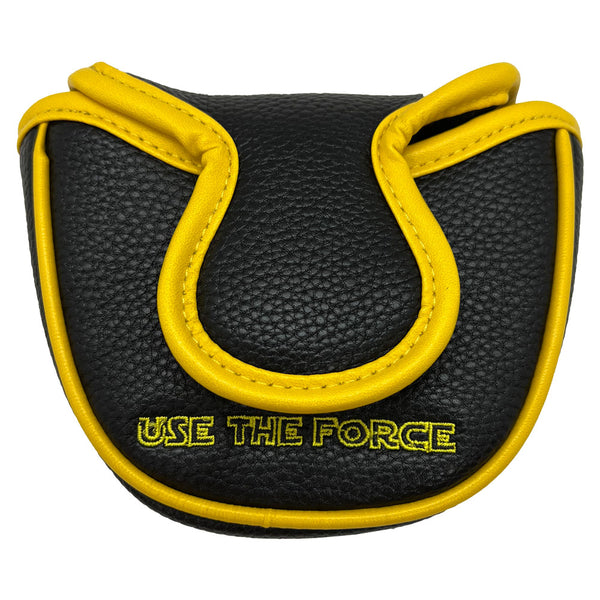 Giggle Golf May The Course Mallet Putter Cover, Back