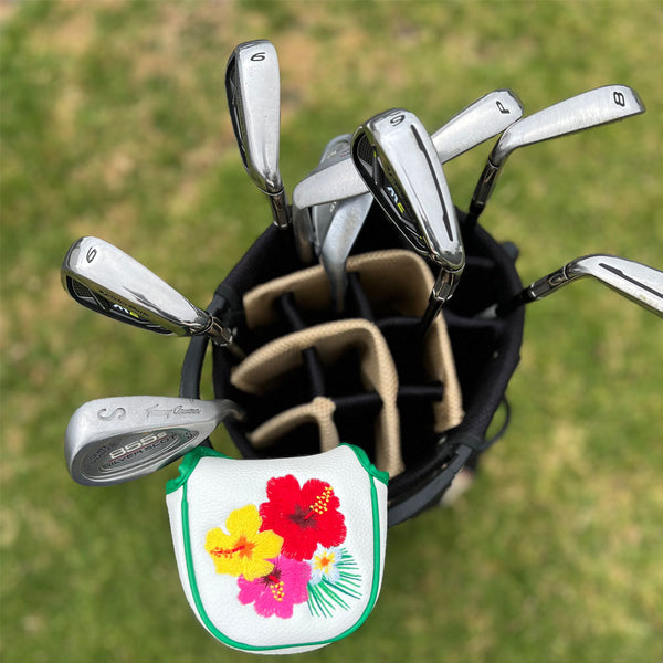 Giggle Golf Tropical Mallet On A Golf Bag