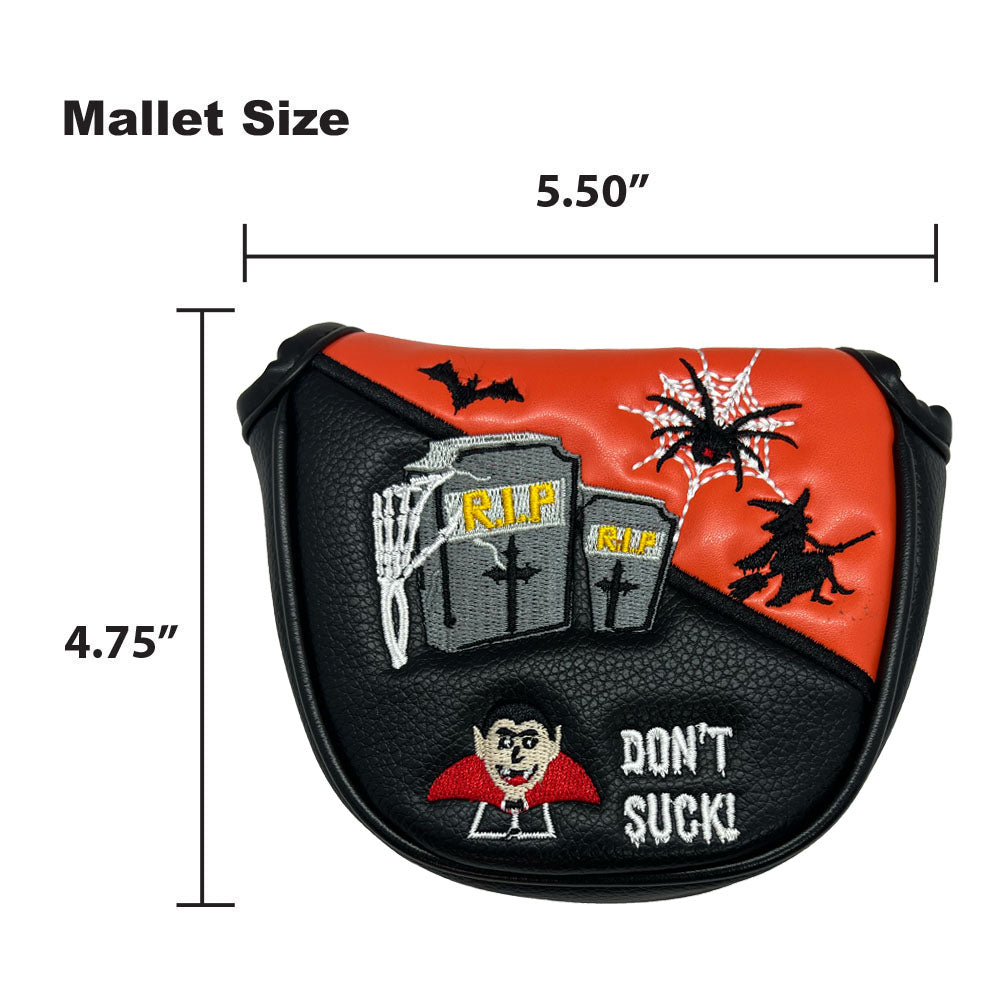 Halloween Mallet Putter Cover