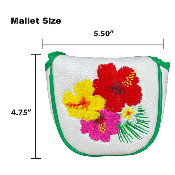 Giggle Golf Tropical Mallet Putter Cover Size