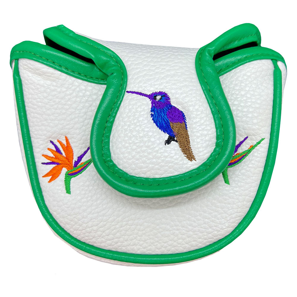 Giggle Golf Tropical Mallet Putter Cover, Back