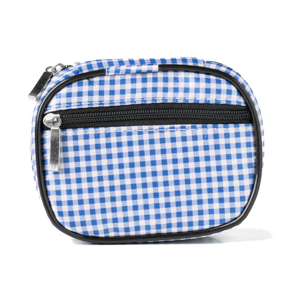 Giggle Golf Blue & White Stripes Zippered Pill Case