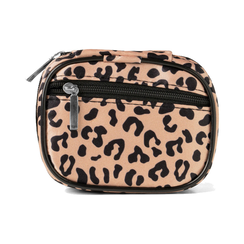 Giggle Golf Leopard Print Zippered Pill & Vitamin Case