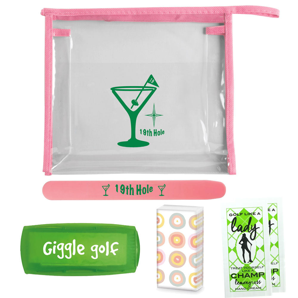 Wild About Golf Soft Zippered Glasses Case