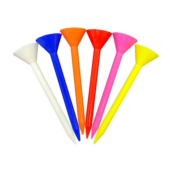 Giggle Golf 6 Plastic Martini Shaped Golf Tees, 3.25