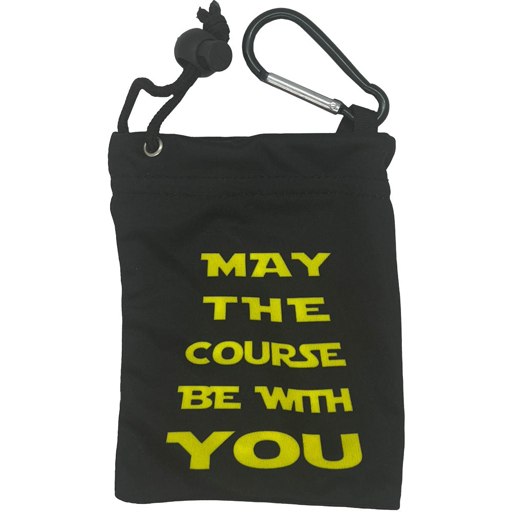 May The Course Be With You Golf Tee Bag
