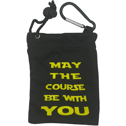 May The Course Be With You Golf Tee Bag