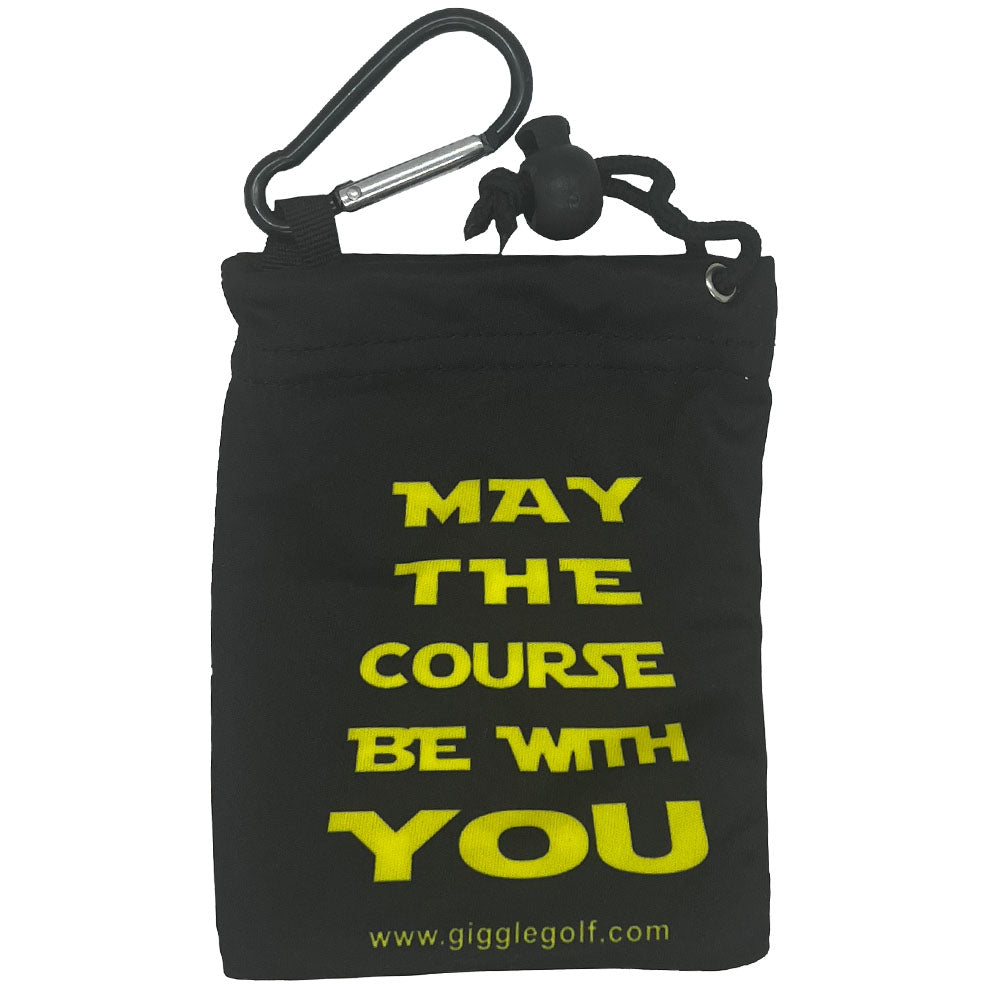 May The Course Be With You Golf Tee Bag