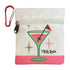 Giggle Golf 19th Hole Zippered Golf Tee Bag, Front