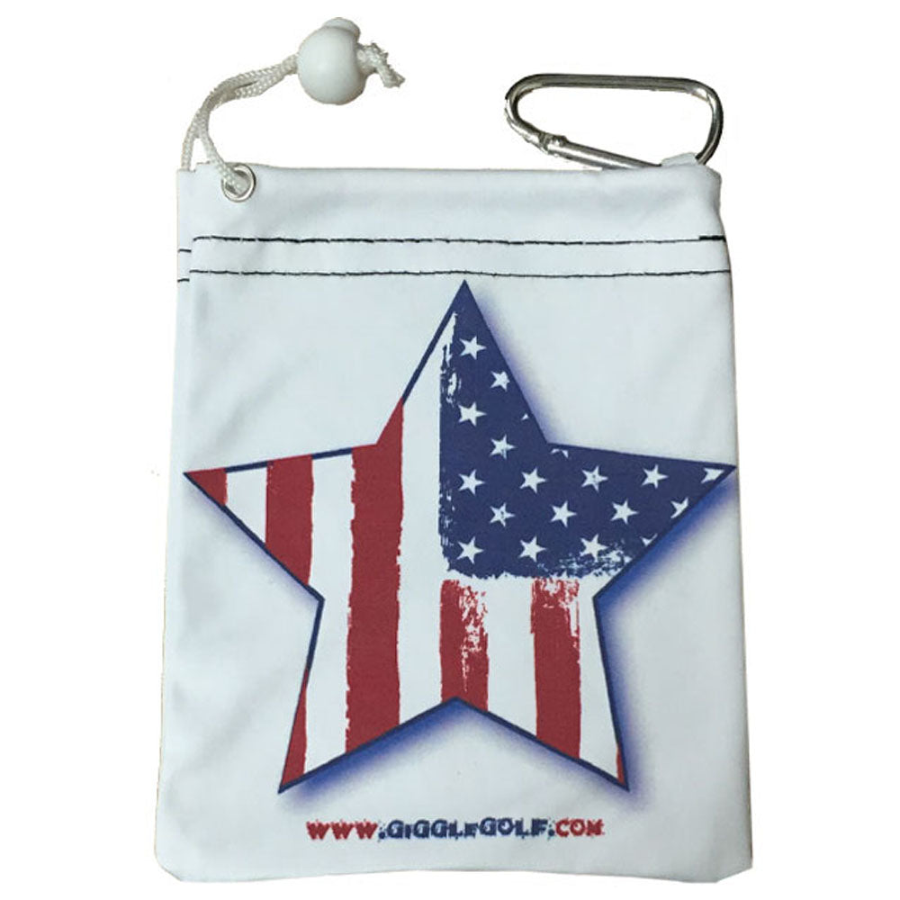 Side 2 Of Giggle Golf USA Tee Bag